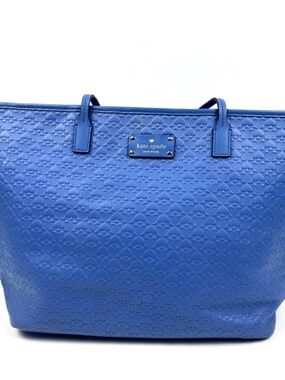 KATE SPADE NEW YORK BLUE TOTE BAG